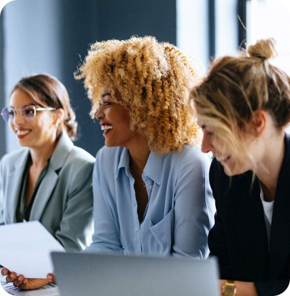 Groep vrouwen aan het werk